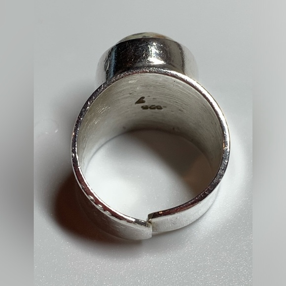 Silpada EXT RARE DALMATIAN JASPER SET - Bracelet - Ring - Pendant Sterling - Picture 16 of 16